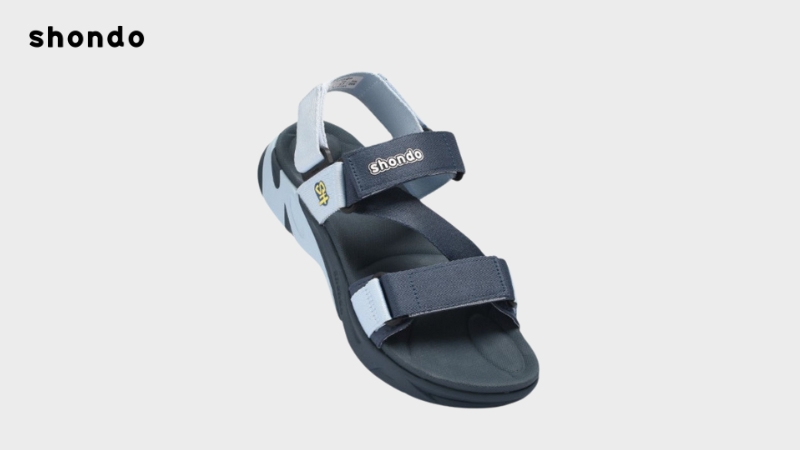 Sandal nữ đi học F8M xanh đen xanh tím