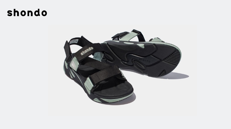 Sandals F8M đen rêu