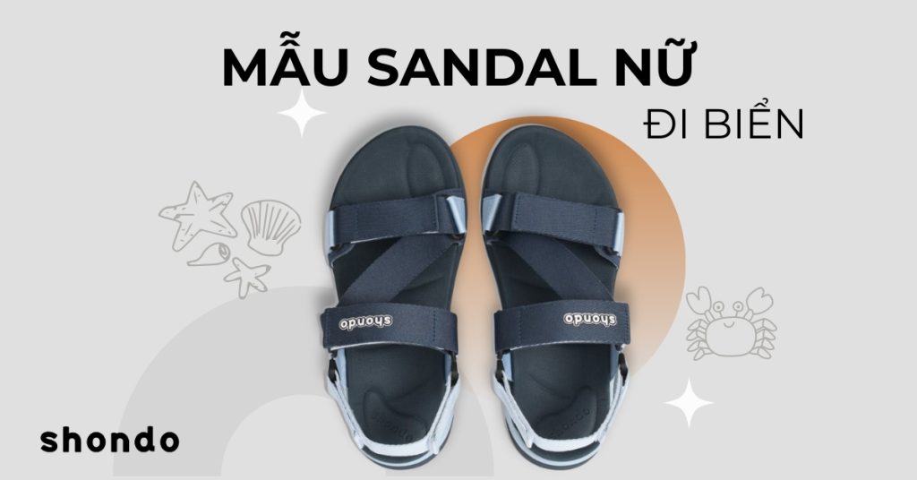 mẫu sandal nữ đi biển đẹp