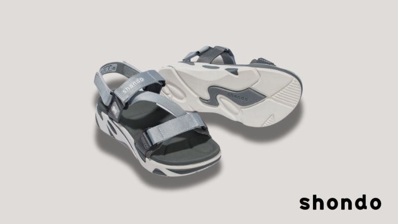 Sandal nam nữ F8M trắng xám