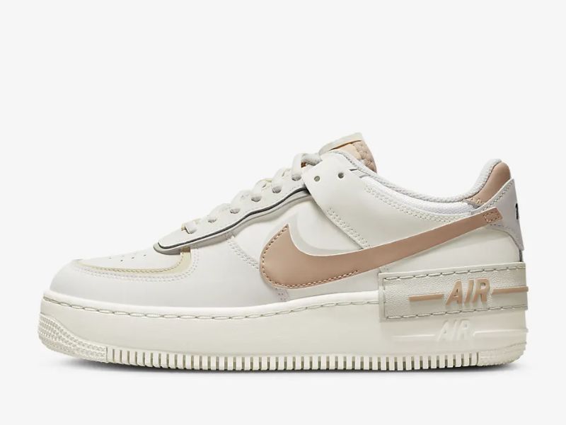 Nike Air Force 1 Shadow giúp bạn nữ tăng chiều cao hiệu quả