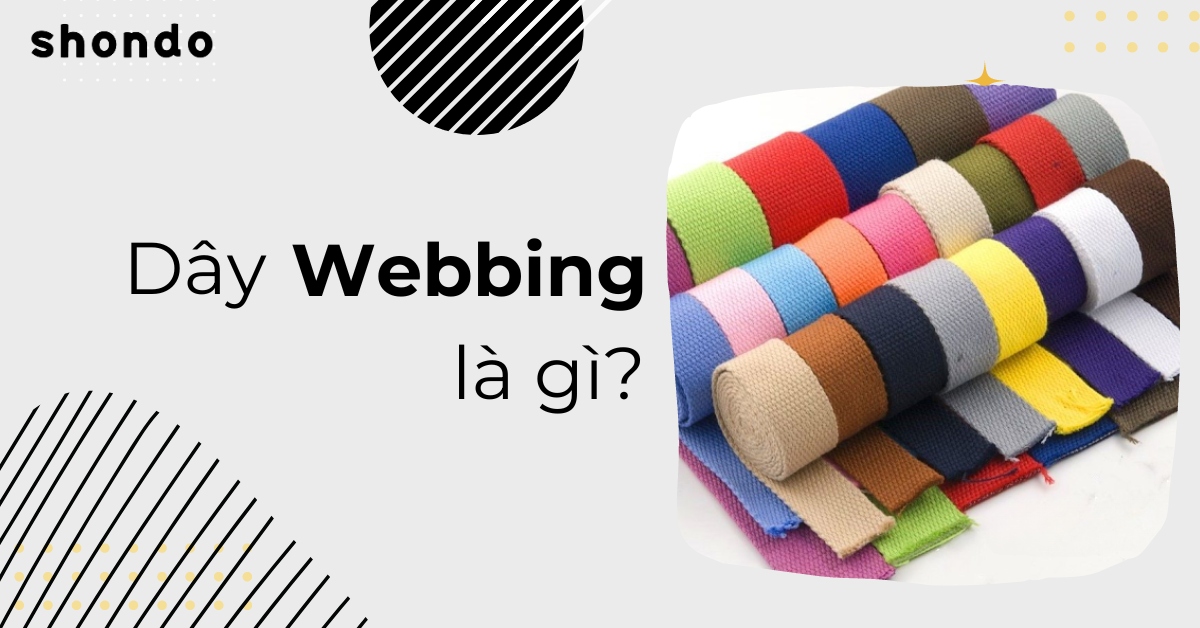 dây webbing, day đai dệt