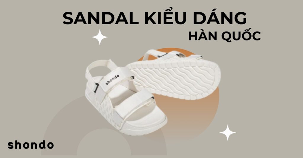 sandal kiểu dáng hàn quốc