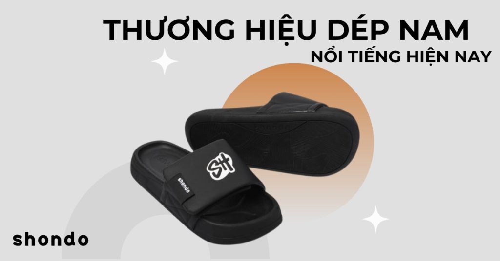 thương hiệu dép nam