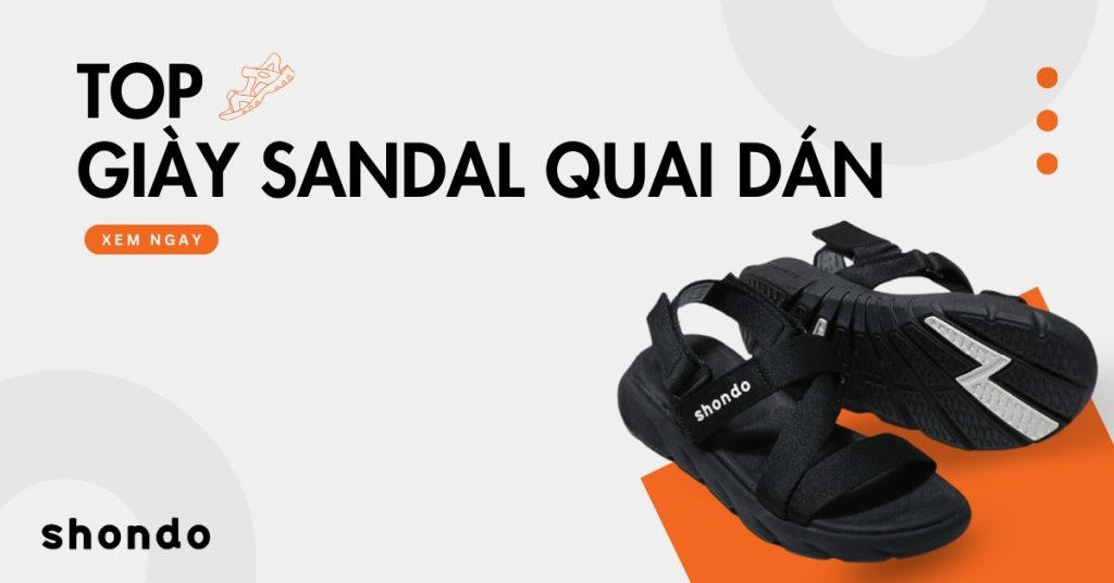 top những mẫu sandal quai dán