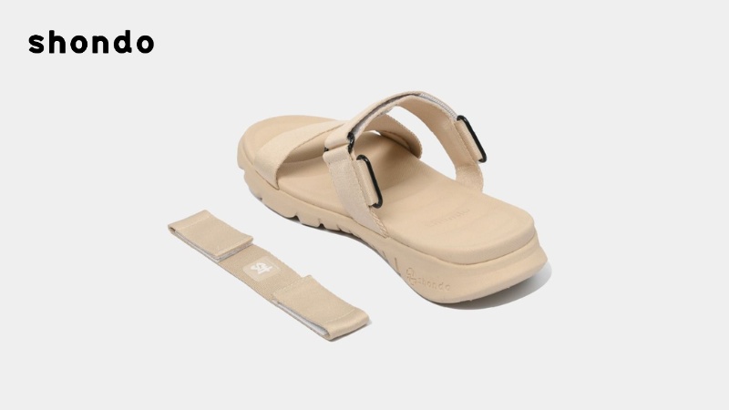 Sandal quai tháo rời có thiết kế đặc biệt với phần quai hậu có thể tháo rời linh hoạt