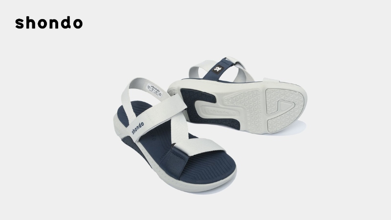 Sandal tăng chiều cao nam nữ F7R xám rêu xanh dương