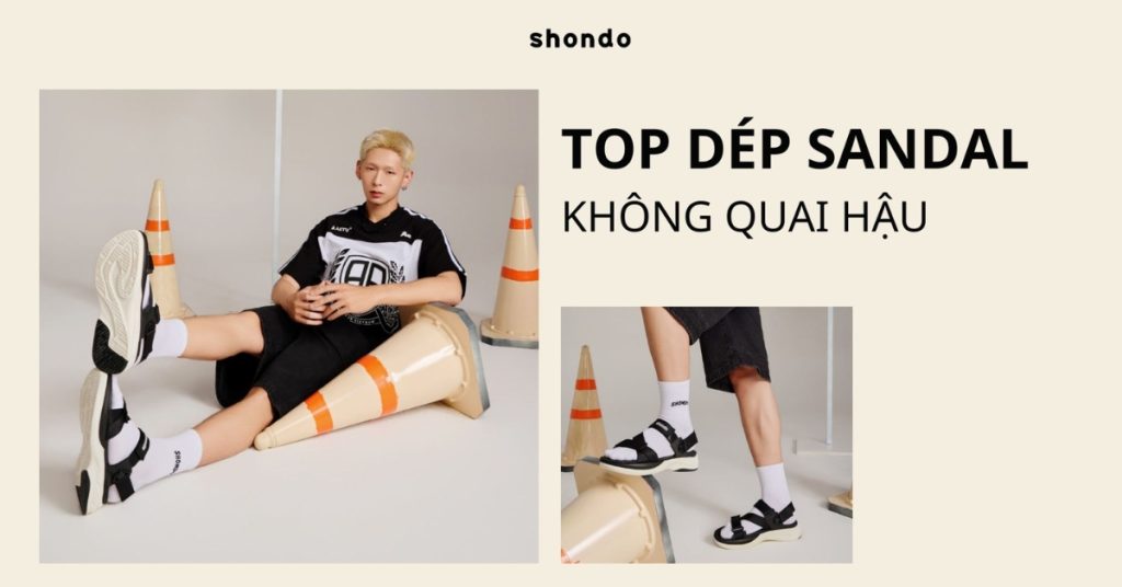 top dép sandal không quai hậu