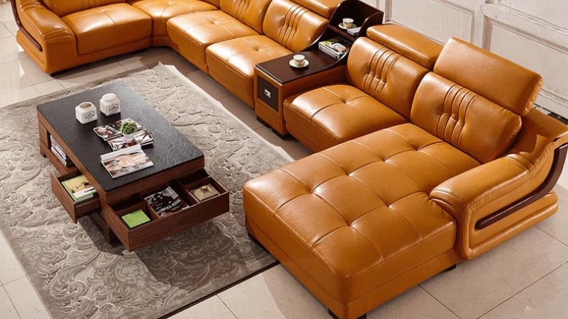 Da Microfiber làm ghế sofa