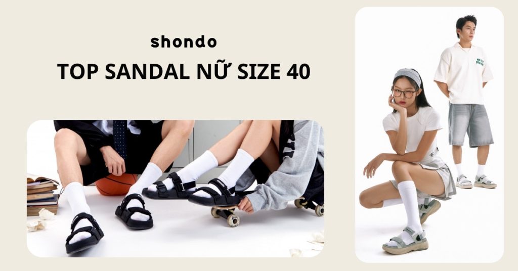 top sandal nữ size 40