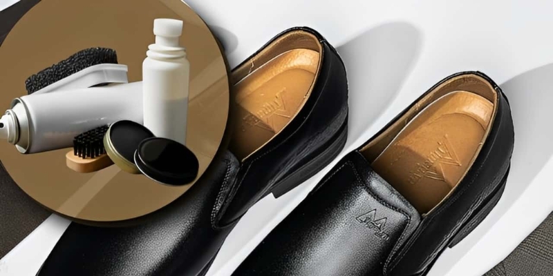 Soften shoe leather to reduce little toe pain