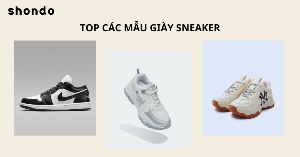 các mẫu giày sneaker