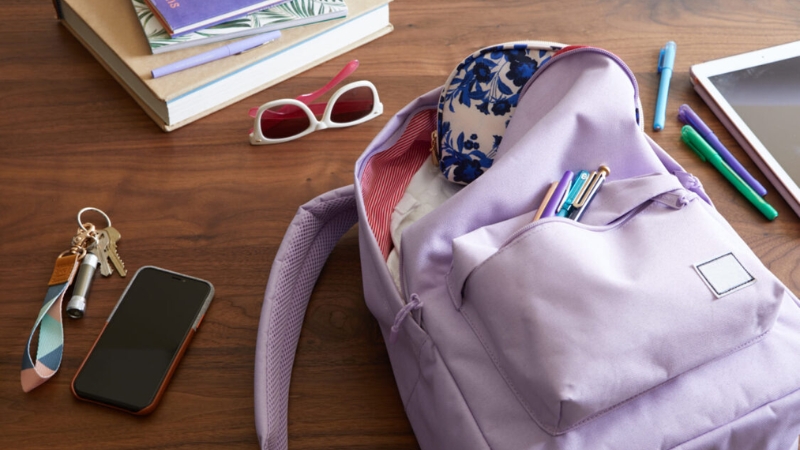 Messy packing is also the reason why backpacks lose their shape.
