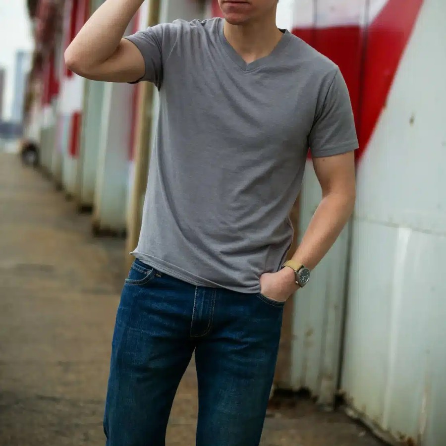 T-shirt with jeans