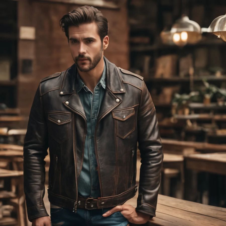 Nubuck leather in garment manufacturing