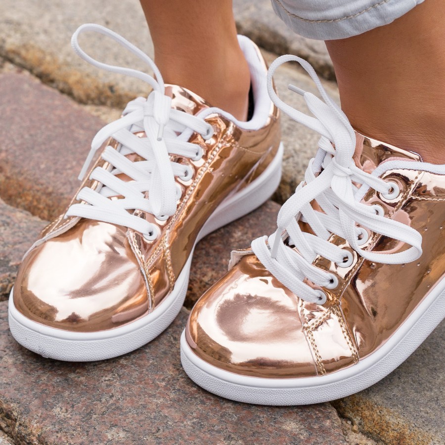 Metallic shoes