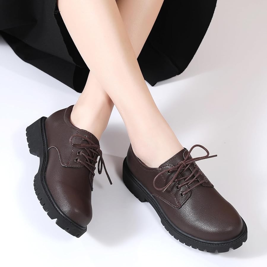 Fresher, more modern with leather oxford shoes