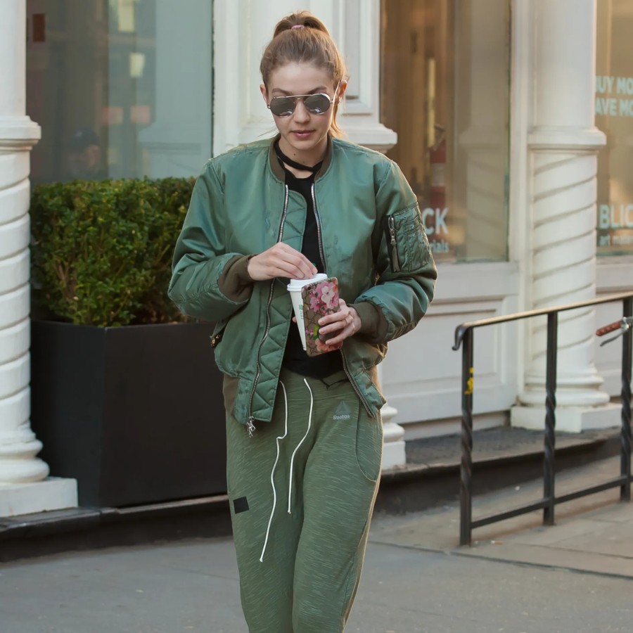 Bomber jacket and jogger pants