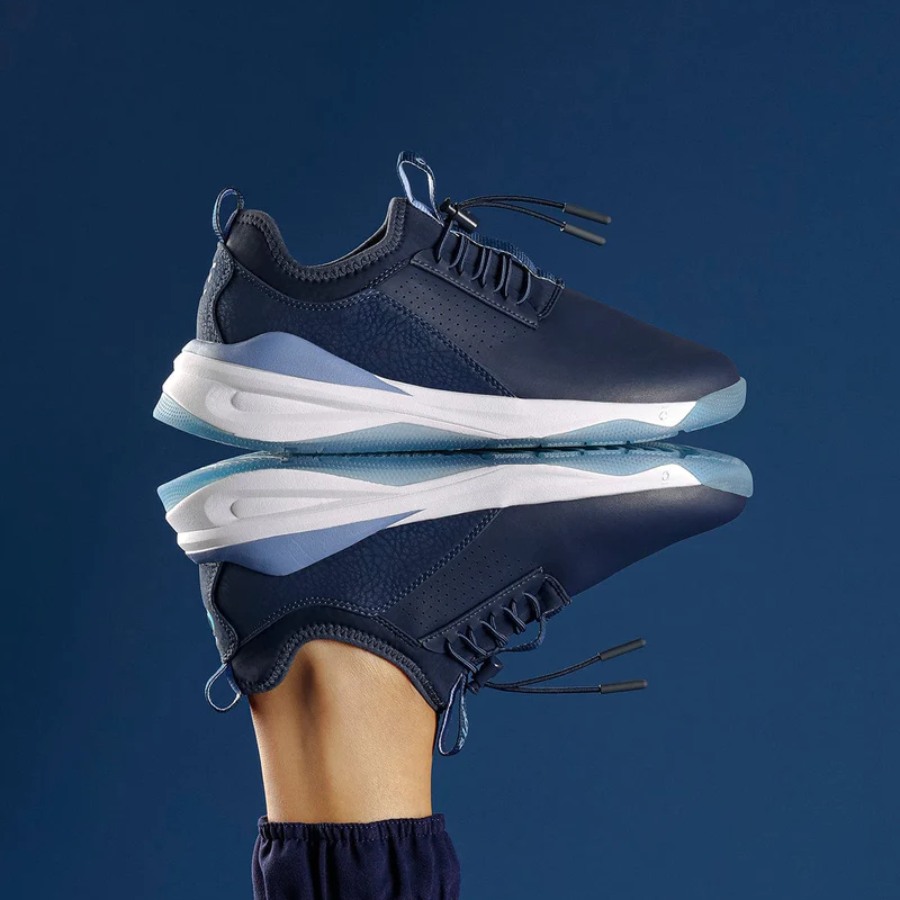 Navy blue shoes
