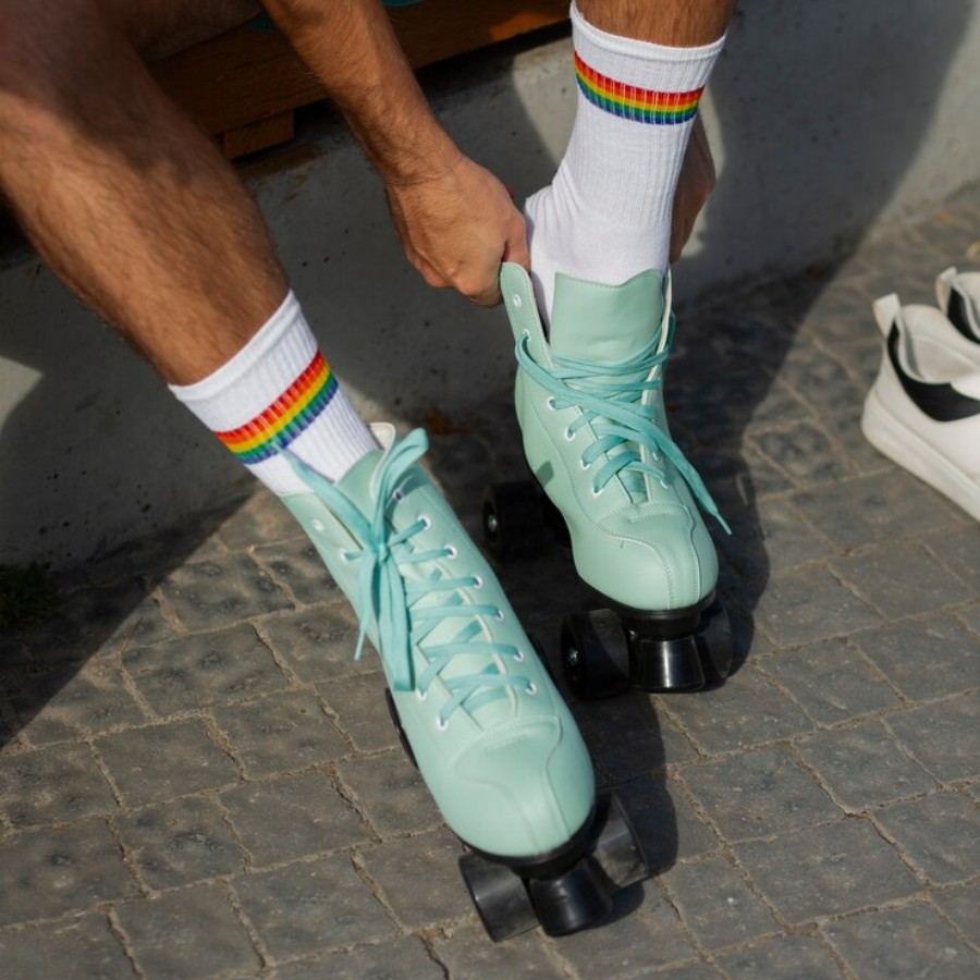 Socks should be thick and comfortable to protect your feet.