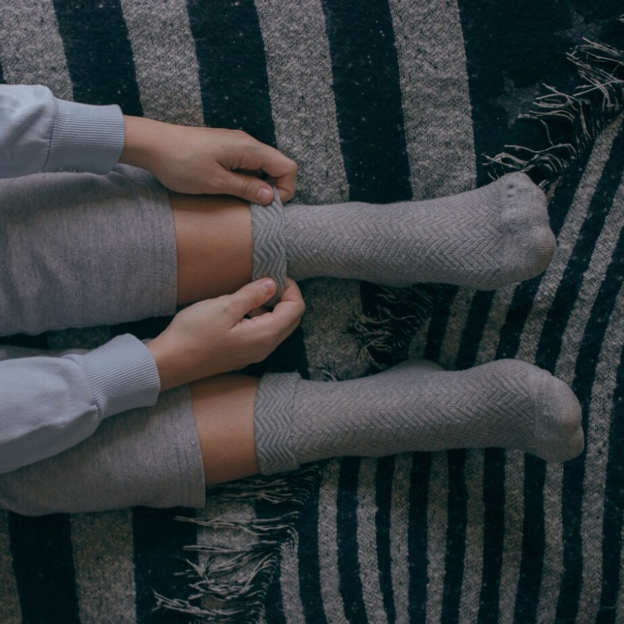 Choose sock color based on outfit