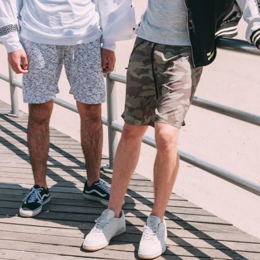 Match socks with shorts