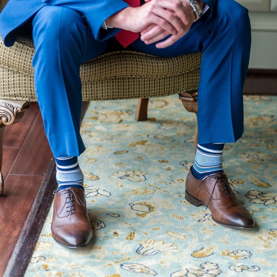 Match socks with oxford shoes
