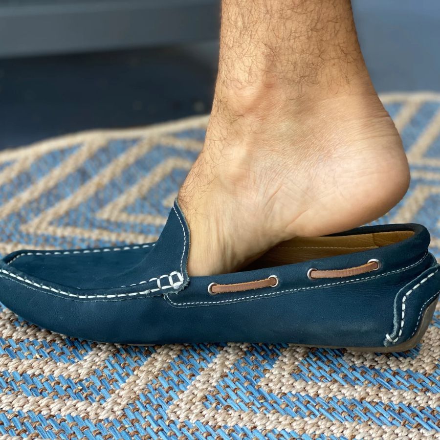 Wearing shoes that are too tight