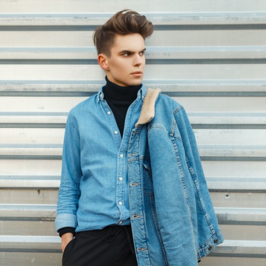 Men's fashion in Da Lat, layer style