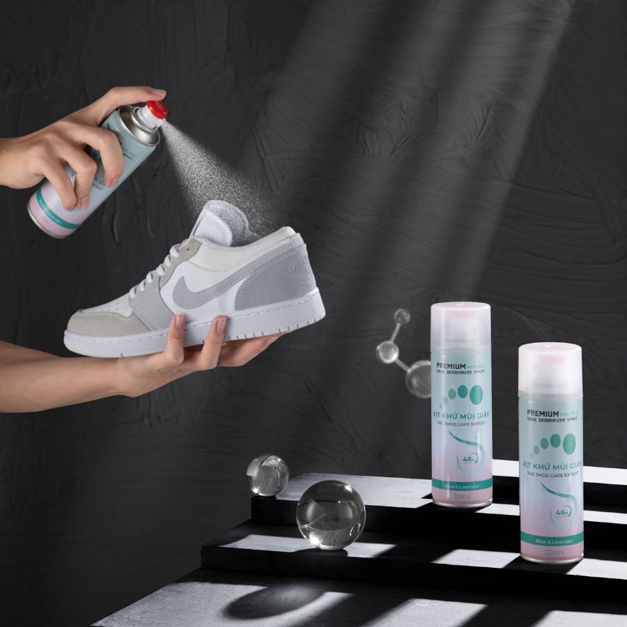 Nano shoe spray